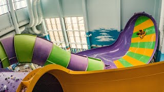 Stingray POV  Extreme TornadoWAVE Waterslide at Kalahari Round Rock [upl. by Hymie]