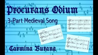 PROCURANS ODIUM  3Part  from CARMINA BURANA [upl. by Kovacev]