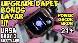 UPGRADE TOTAL INI  URSA BABY 3 Pod Kit by LOSTVAPE [upl. by Niarfe]