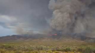 Yarnell Hill Fire from Congress AZ [upl. by Aiekat561]