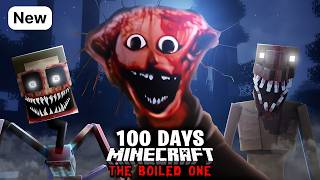 I Survived 100 Days in the BOILED ONE Island Minecraft Horror Mod [upl. by Elehcin]