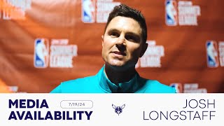 Hornets vs Trail Blazers Coach Longstaff Postgame Media Availability  7192024 [upl. by Pedroza]