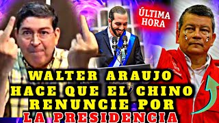 Bombazo¡ Nayib Bukele No Tendra Competidor Walter Araujo Le Da La Estocâdâ final a El Chino Flores [upl. by Nitaf516]