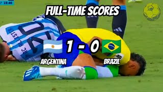 MATCH Highlights  Argentina 🇦🇷 1  0 Brazil 🇧🇷  World Cup Qualifiers 2026 [upl. by Giardap]