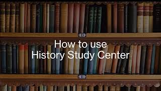 How to use History Study Center [upl. by Norword]