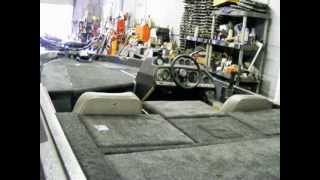 Bass boat deck extension and carpet replacement Makeover [upl. by Ytsur]