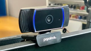 Papalook AF925 1080p HD Webcam Unboxing amp Review [upl. by Akissej]