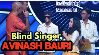 Abinash Bauri  Blind Singer  Indian Idol season11 [upl. by Boj]