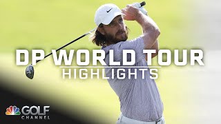 DP World Tour Highlights 2024 Dubai Invitational Round 4  Golf Channel [upl. by Zack]