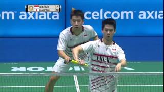 Celcom Axiata Malaysia Open 2017  Badminton SF M5MD  GidSuk vs KamSon [upl. by Garrott]