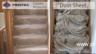 Carpet Protector from Protec  To protect from dust dirt and damage [upl. by Haldan266]