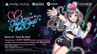 Official Kizuna AI  Touch the Beat  Official 1st Trailer [upl. by Tulley]