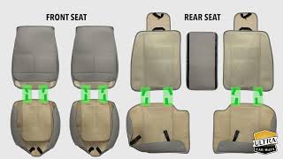 Ultra Car Seat Covers Installation Tutorial  UltraCarMatscom [upl. by Novad]