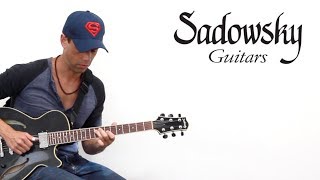 Sophisticated Blues  Sadowsky Guitar [upl. by Huda695]