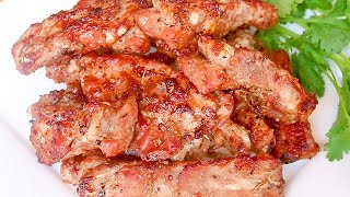 Grilled Pork Rib Recipe Pork Ribs Grill  Cooking Show [upl. by Honna]