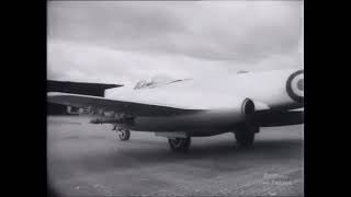 RAAF Gloster Meteors F8 in Korea 1953 [upl. by Nahshon339]