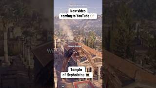 TEMPLE OF HEPHAISTOS video out tomorrow  AssassinsCreed AncientHistory Hephaestus classics [upl. by Ahsatan]