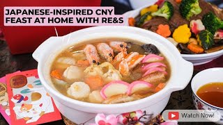 REampS Put Together A Japaneseinspired Chinese New Year Feast At Home With REampS [upl. by Emyle]