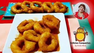 PICARONES PERUANOS DE ZAPALLO CAMOTE RECETA DELICIAS CUSQUEÑAS PERÚ COCINA Y REPOSTERIA PERUANA [upl. by Madancy]