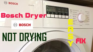 ✨ Bosch Condenser Dryer Keeps Stopping  Clogged Pump  QUICK FIX ✨ [upl. by Einad]