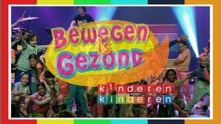 Kinderen voor Kinderen  Bewegen is Gezond Officiële videoclip [upl. by Ecyoj763]