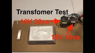 16V 10va VS 16V 30va Doorbell Transformer [upl. by Ayatnwahs]