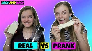 Real vs Prank Smoothie Challenge  Jacy and Kacy [upl. by Aala]