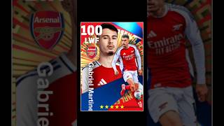 HOW TO TRAIN 100 RATED GABRIEL MARTINELLI IN EFOOTBALL gabrielmartinelli efootball short viral [upl. by Jandel766]