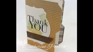 File Folders  Stampin Up Envelope Punch Board [upl. by Edeline]