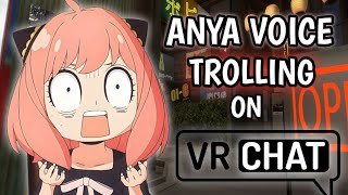 ANYA VOICE TROLLING ON VRCHAT  quotCsama Being Csamaquot [upl. by Lleze]