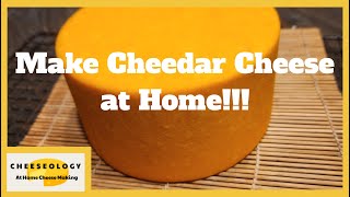 Make Cheddar Cheese at Home [upl. by Estrellita]