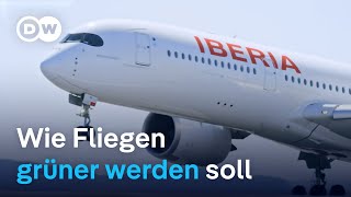 Wie Fliegen mit SAFTreibstoff grüner werden soll  DW Nachrichten [upl. by Moia]