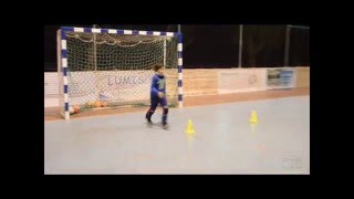 Entrenamiento Porteros Iniciación Futbol Sala Pepe Llinares [upl. by Ecneralc]