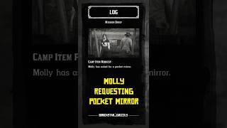 RDR 2  Molly OShea Requesting Pocket Mirror rdr2 reddeadredemption gameplay shorts [upl. by Colvin]