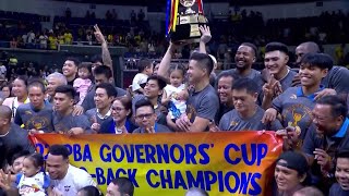 TNT Tropang Giga awarding  PBA Season 49 Governors Cup Finals [upl. by Thomsen]