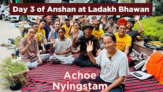 Day 3 of Anshan at Ladakh Bhawan  Achoe Nyingstam [upl. by Lasko663]