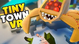 CAN YOU SURVIVE THE TACO MONSTER  Tiny Town VR Gameplay Part 72 [upl. by Oicneserc960]