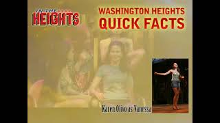 In the Heights Washington Heights Quick Facts [upl. by Einneg991]