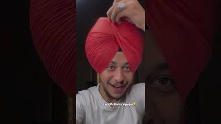 Last Laddh😅 pagg dastar turban funny comedy sukhmanbilkhu youtubeshorts [upl. by Veradi]