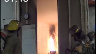 Appendix X Compliant Spray Foam  Demilec APX Burn Test [upl. by Yzmar691]