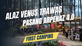 PENGALAMAN PERTAMA MEMASANG TENDA DECATHLON ARPENAZ 40 TERMUDAH DI ALAZ VENUS TRAWAS [upl. by Waldos890]