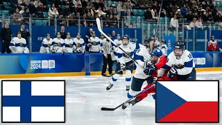 SUOMI VS TŠEKKI SEMIFINAALIT OLYMPIALAISET U16 2024 [upl. by Earb]