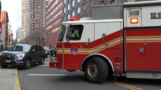 FDNY Rescue 1 URGENT RESPONSE Responding Wrong Way Using Pa300 Yelp amp Wail Siren [upl. by Muriel]