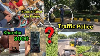 Phone📱Leke Nikle Karol Bag  Trafic Police 👮 Daru Chupate Hue  Finally Phone Okay 🆗 [upl. by Eirok874]