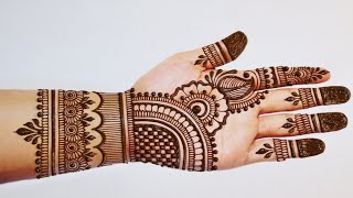 Easy Stylish Mehndi design for handsSimple Mehandi designMehandi ka designMehndi designsMehndi [upl. by Dixie]