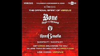 Verzuz presents Bone Thugs N Harmony vs Three 6 mafia [upl. by Terrye]