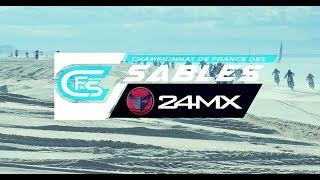 BeachCross de Berck Pas de Calais 2018  Juniors 3e manche  CFS 24MX [upl. by Zoi]