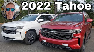 2022 Chevrolet Tahoe LT amp RST  Whats the difference [upl. by Gnuj]