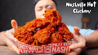 MUKBANG AYAM CRISPY PEDAS SAUS NASHVILLE🥵 [upl. by Prendergast]