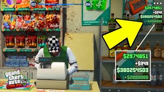 Como ROBAR Una TIENDA Por 2000000 CADA 5 MINUTOS En GTA 5 Online Truco Dinero GTA 5 [upl. by Ravahs]